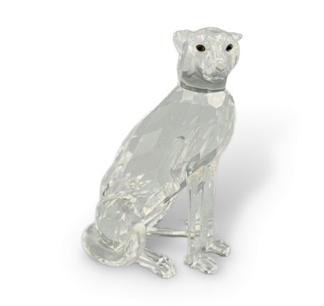 Статуэтка «Гепард». Хрусталь, Swarovski, Австрия, 2000-е годы