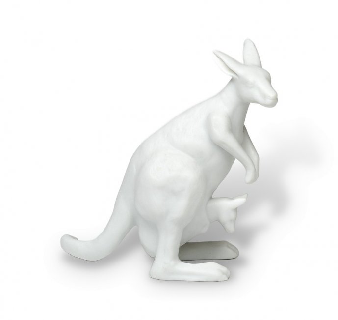 Статуэтка «Кенгуру с детенышем». Фарфор, Rosenthal, Германия, XX век