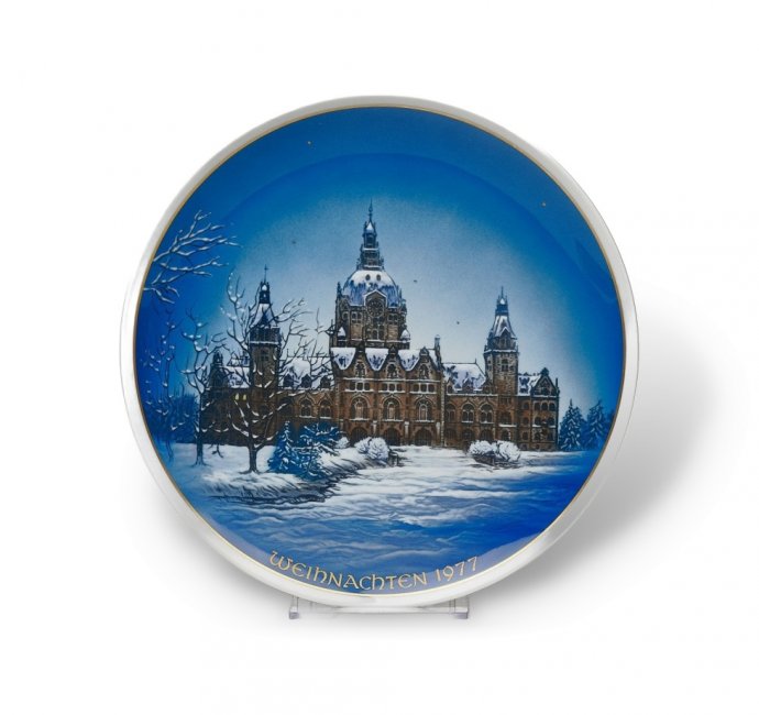 Тарелка настенная «Рождество 1977». Фарфор, Rosenthal, Германия