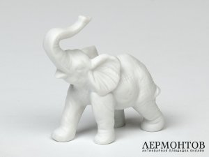 Статуэтка «Слон». Фарфор, Rosenthal, Германия, XX век