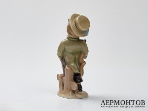 Статуэтка «Мальчик в шляпе». Фарфор, Wagner & Apel, серия Bertram, Германия, 1930–194