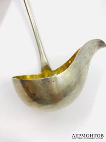Ложка для крюшона. Серебро 84 пробы, П. Овчинников, Россия, 1899–1908 годы