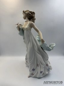 Статуэтка «Летняя серенада». Фарфор, роспись, Lladro, скульптор Regino Torrijos, Испания