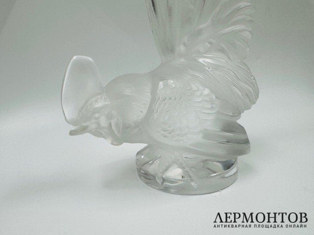 Статуэтка «Петух». Хрусталь, Lalique, Франция