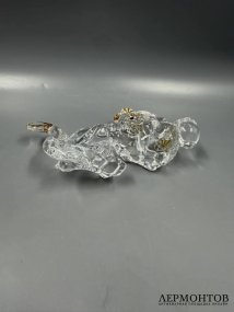 Статуэтка «Императорский дракон». Хрусталь, позолота, Baccarat, Франция