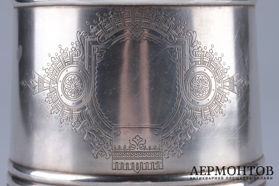Ведро для льда и для шампанского. Россия, Москва, 1893 г. Серебро 84 пробы.