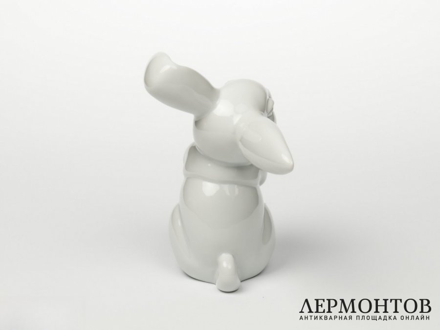 Статуэтка «Смеющийся заяц». Фарфор, Rosenthal, Германия, XX век