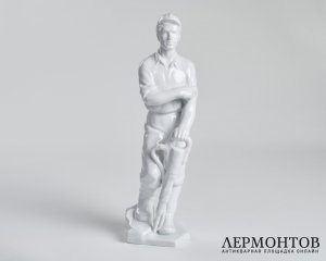 Статуэтка «Шахтёр». Фарфор, Herend, Венгрия
