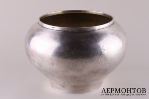 Братина. Серебро 84 пробы. Фирма К. Фаберже. Российская империя, Москва, 1896 г.