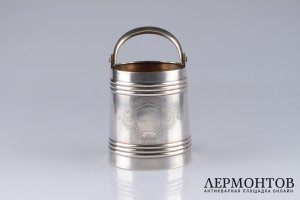 Ведро для льда и для шампанского. Россия, Москва, 1893 г. Серебро 84 пробы.