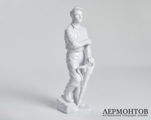 Статуэтка «Шахтёр». Фарфор, Herend, Венгрия