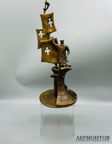 Модель памятника Христофору Колумбу. Бронза, скульптор Зураб Церетели, Россия, 1991 год