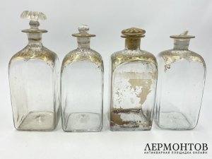 Дорожный набор. 18 век. Стекло.