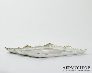 Блюдо «Портрет девушки». Фарфор, Haviland, Лимож, Франция, конец XIX века, роспись 1907 года