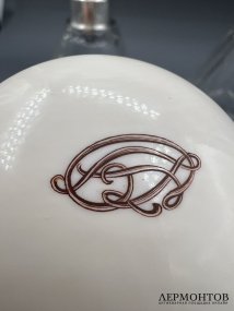 Пара флаконов с костяными крышками. Серебро 950 пробы, кость, стекло, Eusebe Callot, Франция, 2-я половина 19 века