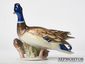 Статуэтка «Пара уток». Фарфор, Rosenthal, Германия, 1940 год