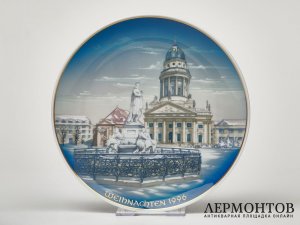 Тарелка настенная «Рождество 1996». Фарфор, Rosenthal, Германия
