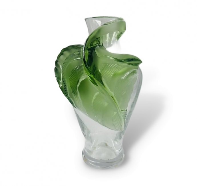 Ваза «Tanega». Хрусталь, Lalique, автор М.-К. Лалик, Франция, 1994 год