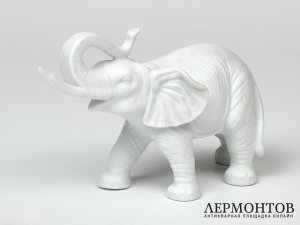 Статуэтка «Слон». Фарфор, Rosenthal, Германия, XX век
