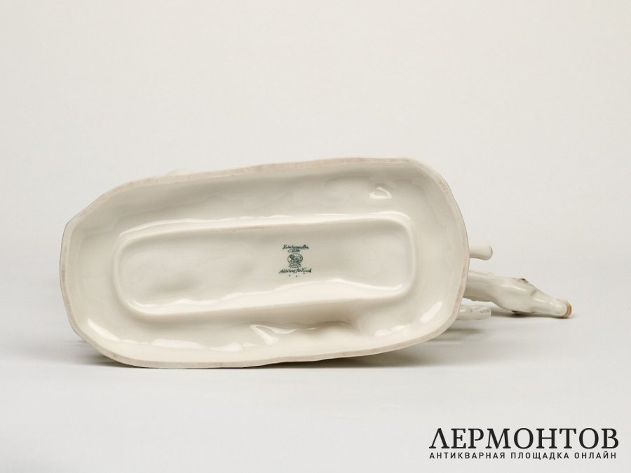 Статуэтка «Бегущие лошади». Фарфор, Hutschenreuther, Германия, 1920–1938 годы