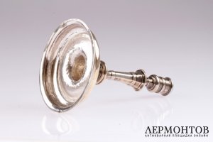 Подсвечник в классическом стиле. 1763 год. Серебро 812 пробы. Австрия, XVIII в.