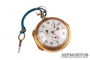 Карманные часы Vauchez. Золото 750. Франция