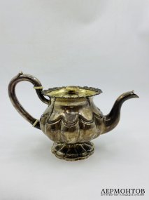 Чайник заварочный. Серебро 84 пробы, мастер Игорь Гречушников, Россия, 1842 год