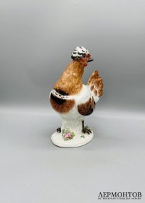 Статуэтка «Курочка». Фарфор, роспись, Meissen, автор модели И. И. Кендлер, Германия, начало 20 века