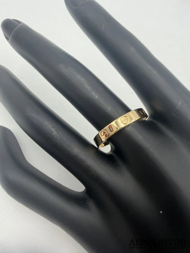 Кольцо «Love». Жёлтое золото 750 пробы, Cartier