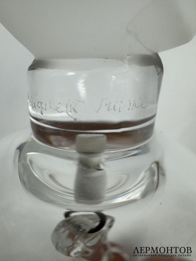 Колокольчик с птенцом. Хрусталь, Lalique, Франция, 2000-е годы