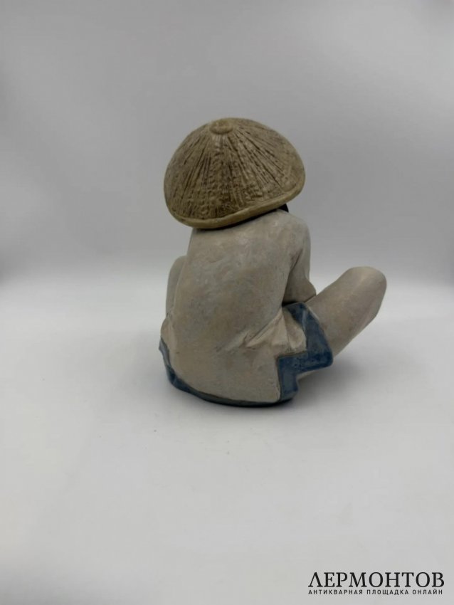 Статуэтка «Лучший друг мальчика». Фарфор грес, Lladro, скульптор Francisco Polope, Испания, 1992–2004 годы