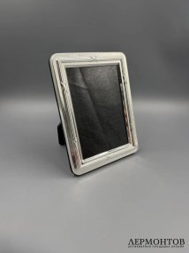Рамка для фотографии «Rubans». Металл, серебрение, Christofle, Франция