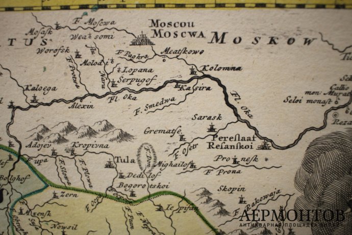 Карта Южной части Российской империи с Крымом. И.Б. Гоманн. Нюрнберг, 1720 год.