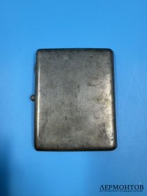 Портсигар с головой коня. Серебро 84 пробы, Россия, 1899–1908 годы