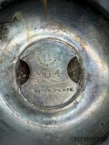Блюдо для сервировки с маскаронами. Металл, серебрение, Bridgeport Silver Co., США, начало 20 века