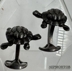 Запонки «Черепахи». Серебро 925 пробы, Ralph Lauren, США