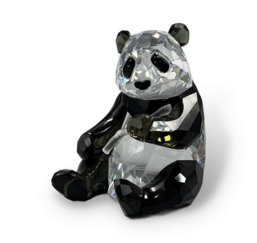 Статуэтка «Панда с сахарным тростником». Хрусталь, Swarovski, 2008 год