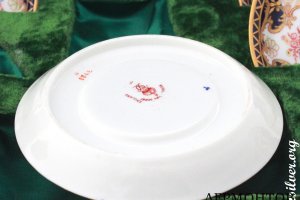 Кофейный сервиз Royal Crown Derby. Фарфор и серебро 925 пробы. Англия. Антиквариат