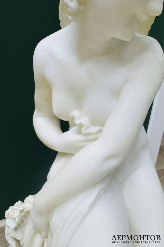 Скульптура «Психея». Мрамор, скульптор V. Pochini, Италия, 19 век