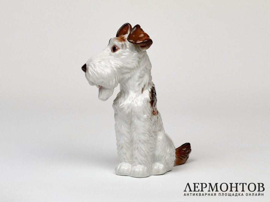 Статуэтка «Скотч терьер». Фарфор, Rosenthal, Германия, 1952 год