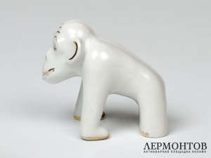Статуэтка «Обезьяна». Фарфор, Fein Bayreuth, Германия, 1960-е годы
