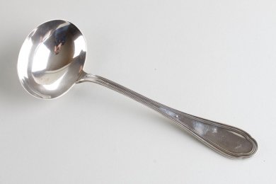 Ложка для соуса. Серебро 915 пробы. Испания, нач. XX века.