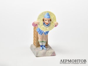 Спичечница «Клоун». Фарфор, Австро-Венгрия, XIX век