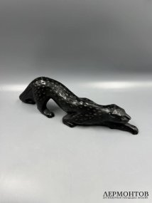 Скульптура «Пантера Zeila», чёрная. Хрусталь, Lalique, Франция