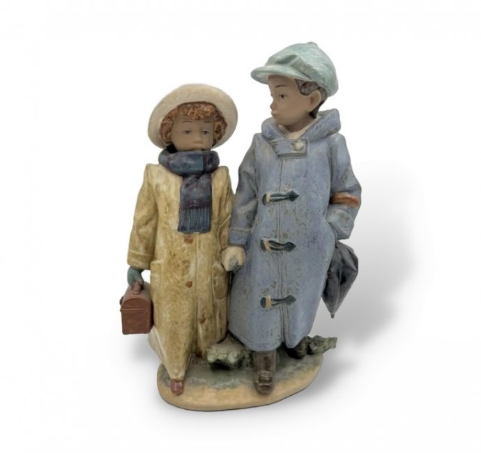 Статуэтка «Дорога в школу». Фарфор грес, Lladro, Испания