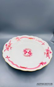 Блюдо «Огненный дракон». Фарфор, роспись, Meissen, Германия, 1-я половина 20 века