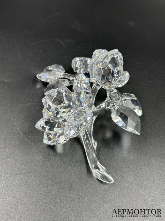 Статуэтка «Роза». Хрусталь, Swarovski