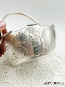 Ваза в стиле модерн. Серебро 84 пробы, И. Прокофьев, Россия, 1899–1908 годы