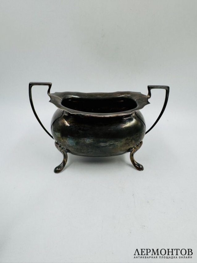 Чайно-кофейный сервиз, 4 предмета. Серебро 925, Walker & Hall, Англия, 1900