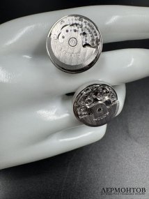 Запонки из коллекции «Cufflinks». Нержавеющая сталь, Milus, Швейцария